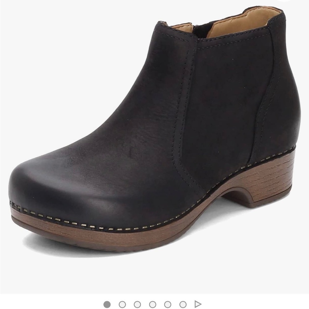 Black dansko booties! Gently worn!